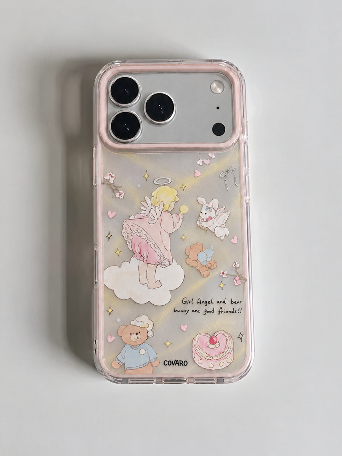 Girl Angel And Bear Bunny 031